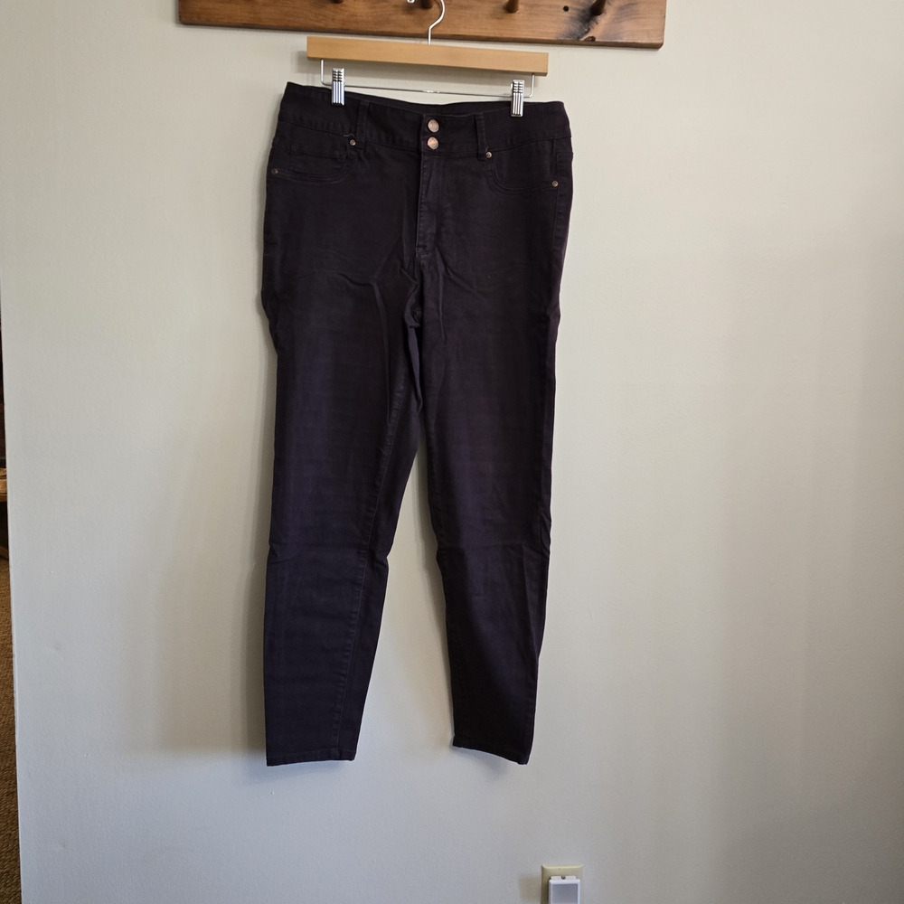 Maurices High Rise Skinny Jeans - Maroon